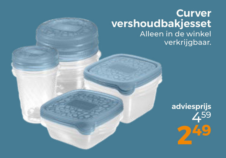 Curver   vershouddoos folder aanbieding bij  Trekpleister - details