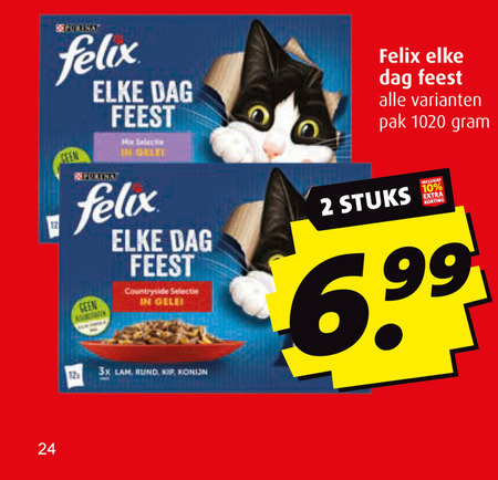 Felix   kattenvoer folder aanbieding bij  Boni - details