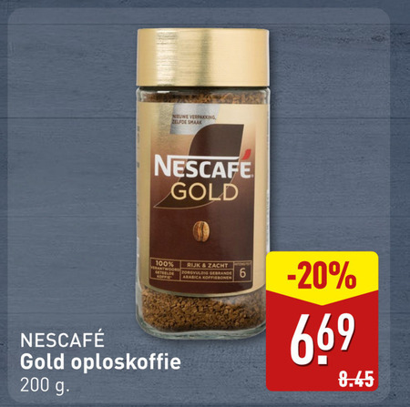 Nescafe   oploskoffie folder aanbieding bij  Aldi - details