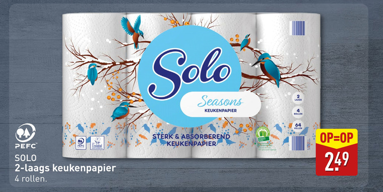 Solo   keukenpapier folder aanbieding bij  Aldi - details