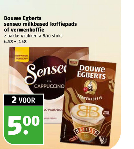 Douwe Egberts   koffiepad, oploskoffie folder aanbieding bij  Poiesz - details