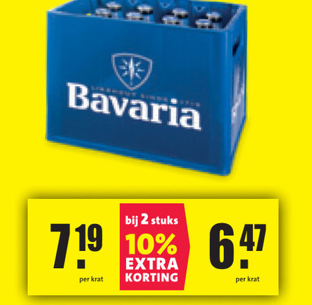 Bavaria   krat bier folder aanbieding bij  Nettorama - details