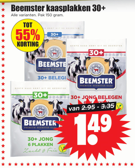 Beemster   kaasplakken folder aanbieding bij  Dirk - details