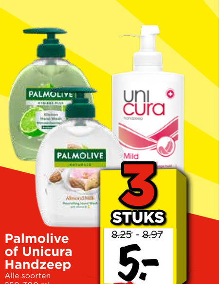 Palmolive   handzeep folder aanbieding bij  Vomar - details