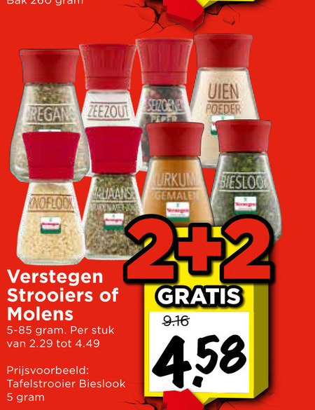 Verstegen   kruiden folder aanbieding bij  Vomar - details