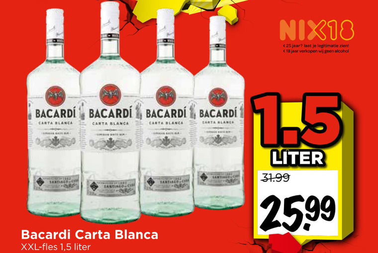 Bacardi   rum folder aanbieding bij  Vomar - details