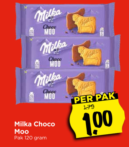 Milka   biscuits folder aanbieding bij  Vomar - details