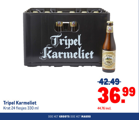 Karmeliet   speciaalbier folder aanbieding bij  Makro - details