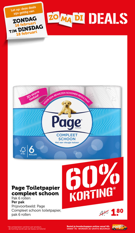 Page   toiletpapier folder aanbieding bij  Coop - details