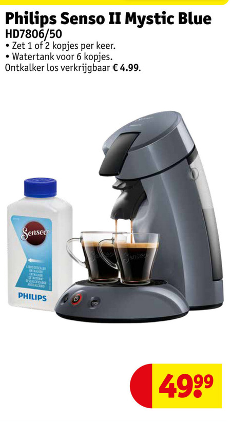 Philips   koffiepadmachine folder aanbieding bij  Kruidvat - details