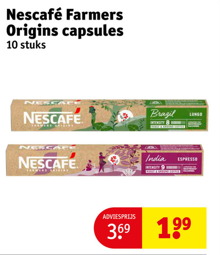 Nescafe   koffiecups folder aanbieding bij  Kruidvat - details