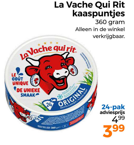 La Vache Qui Rit   smeerkaas folder aanbieding bij  Trekpleister - details