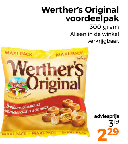 Werthers Original   snoep folder aanbieding bij  Trekpleister - details