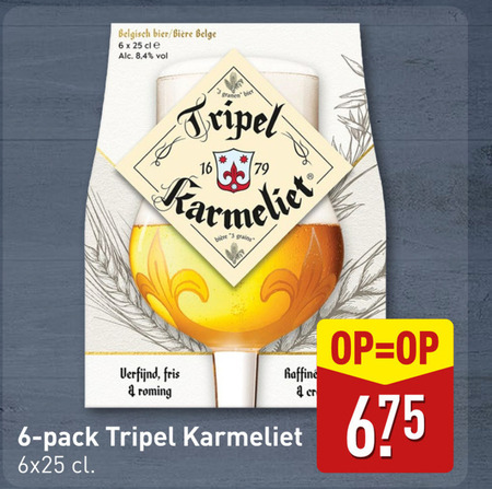 Karmeliet   speciaalbier folder aanbieding bij  Aldi - details