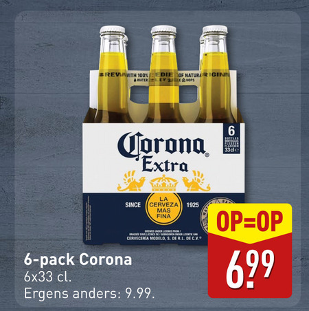 Corona   speciaalbier folder aanbieding bij  Aldi - details