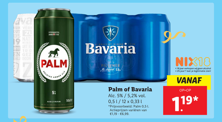 Palm Speciale   blikje bier folder aanbieding bij  Lidl - details