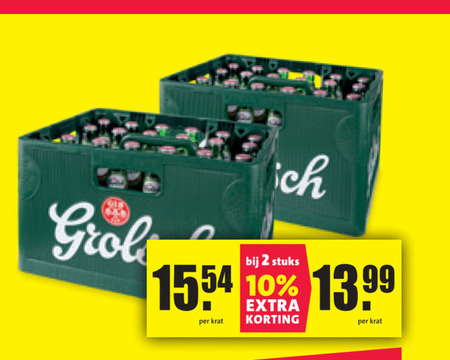 Grolsch   krat bier folder aanbieding bij  Nettorama - details