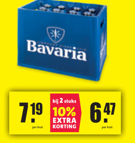 Bavaria   krat bier folder aanbieding bij  Nettorama - details