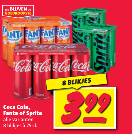 Fanta   cola, frisdrank folder aanbieding bij  Nettorama - details