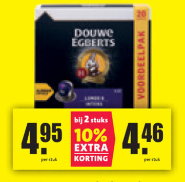 Douwe Egberts   koffiecups folder aanbieding bij  Nettorama - details