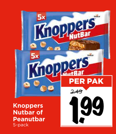 Knoppers   wafels folder aanbieding bij  Vomar - details