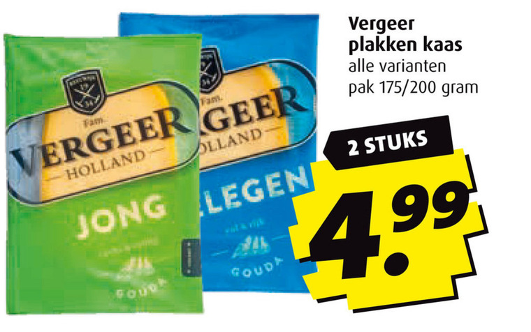 Vergeer   kaasplakken folder aanbieding bij  Boni - details