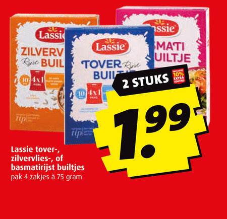 Lassie   rijst folder aanbieding bij  Boni - details