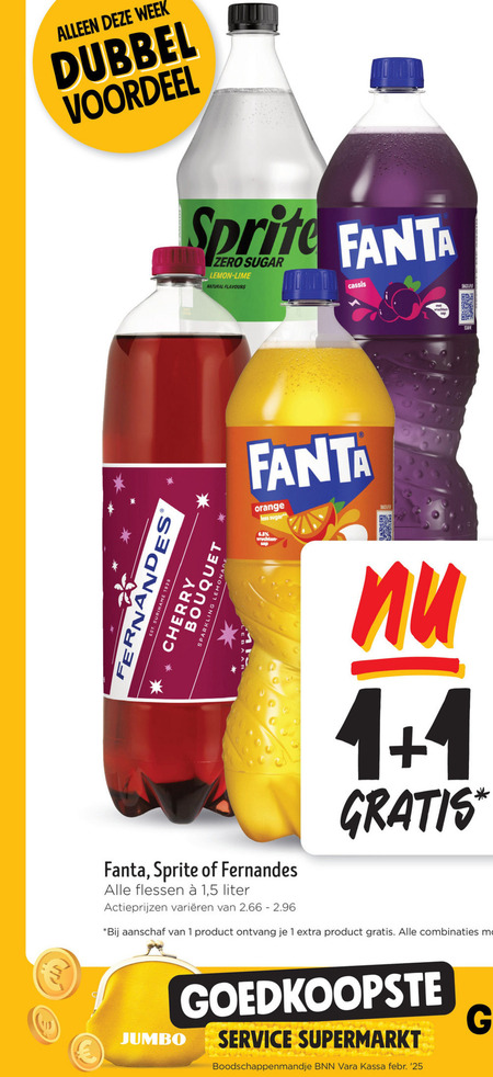 Fanta   frisdrank folder aanbieding bij  Jumbo - details