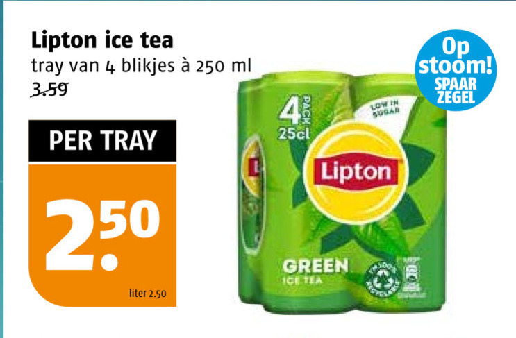 Lipton   ice tea folder aanbieding bij  Poiesz - details