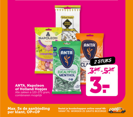 Anta Flu   keelpastilles folder aanbieding bij  Coop - details