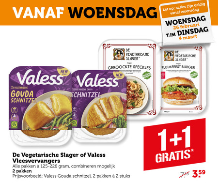 De vegetarische Slager   vegetarisch folder aanbieding bij  Coop - details