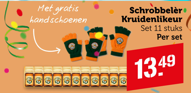 Schrobbeler   likeur folder aanbieding bij  Coop - details