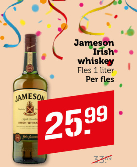 Jameson   whisky folder aanbieding bij  Coop - details