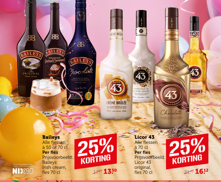 Baileys   likeur folder aanbieding bij  Coop - details