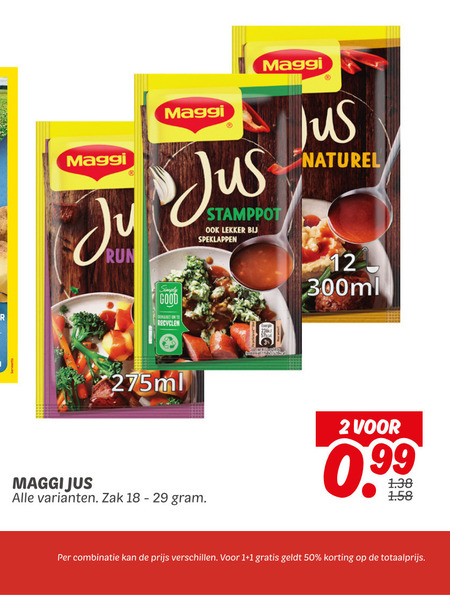 Maggi   jus folder aanbieding bij  Dekamarkt - details