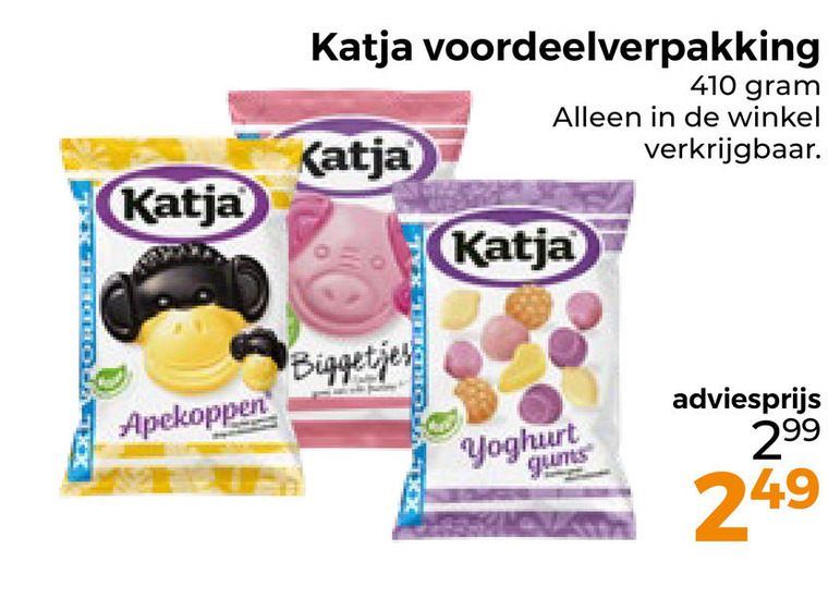 Katja   snoep folder aanbieding bij  Trekpleister - details