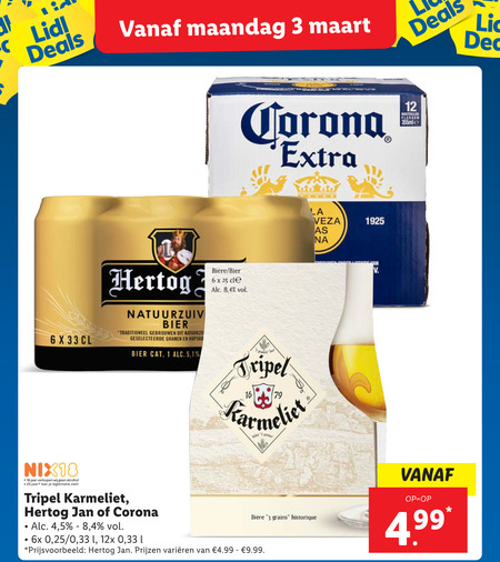 Hertog Jan   speciaalbier, blikje bier folder aanbieding bij  Lidl - details