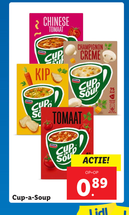 Cup a Soup   soep folder aanbieding bij  Lidl - details