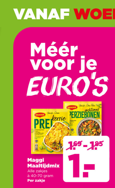 Maggi   maaltijdmix folder aanbieding bij  Plus - details