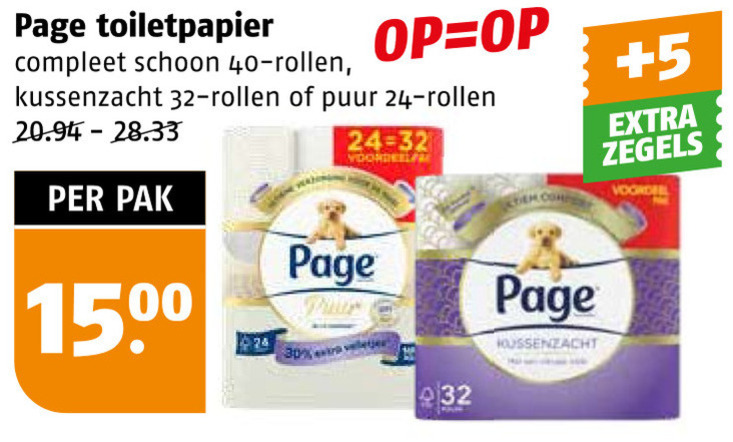 Page   toiletpapier folder aanbieding bij  Poiesz - details