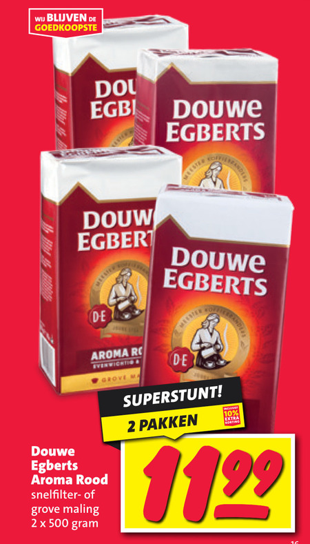 Douwe Egberts   koffie folder aanbieding bij  Nettorama - details