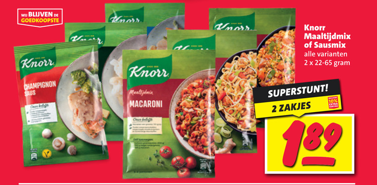 Knorr   maaltijdmix folder aanbieding bij  Nettorama - details