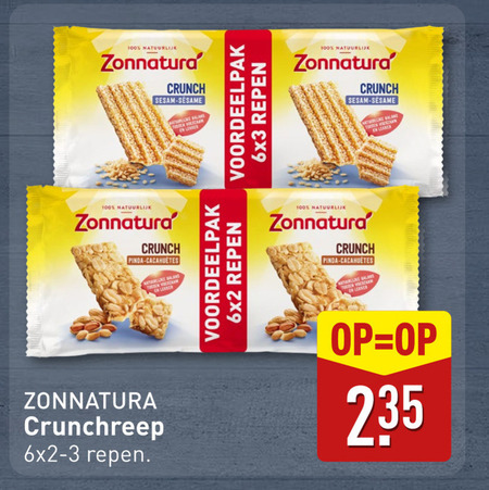 Zonnatura   mueslireep folder aanbieding bij  Aldi - details