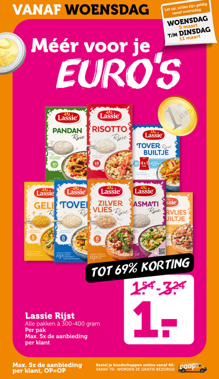 Lassie   rijst folder aanbieding bij  Coop - details