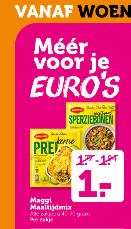 Maggi   maaltijdmix folder aanbieding bij  Coop - details