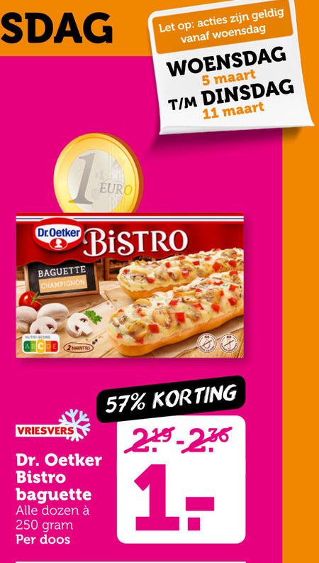 Dr Oetker   belegd stokbrood folder aanbieding bij  Coop - details