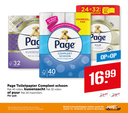 Page   toiletpapier folder aanbieding bij  Coop - details