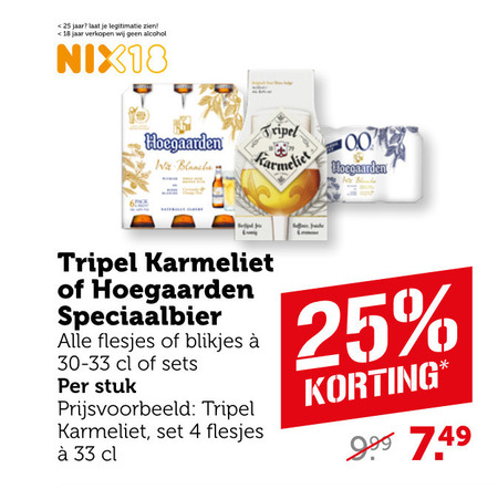 Hoegaarden   speciaalbier folder aanbieding bij  Coop - details