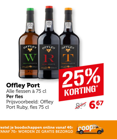 Offley   port folder aanbieding bij  Coop - details