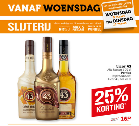 Licor 43   likeur folder aanbieding bij  Coop - details